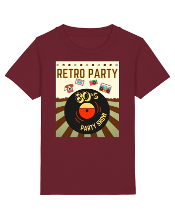 Retro party Burgundy