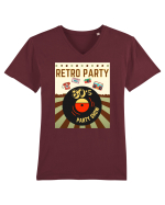 Retro party Tricou mânecă scurtă guler V Bărbat Presenter