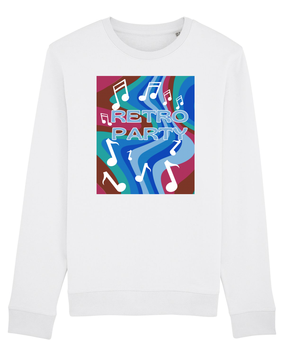 Bluză mânecă lungă Unisex Rise White