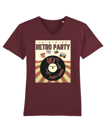 Retro party Burgundy