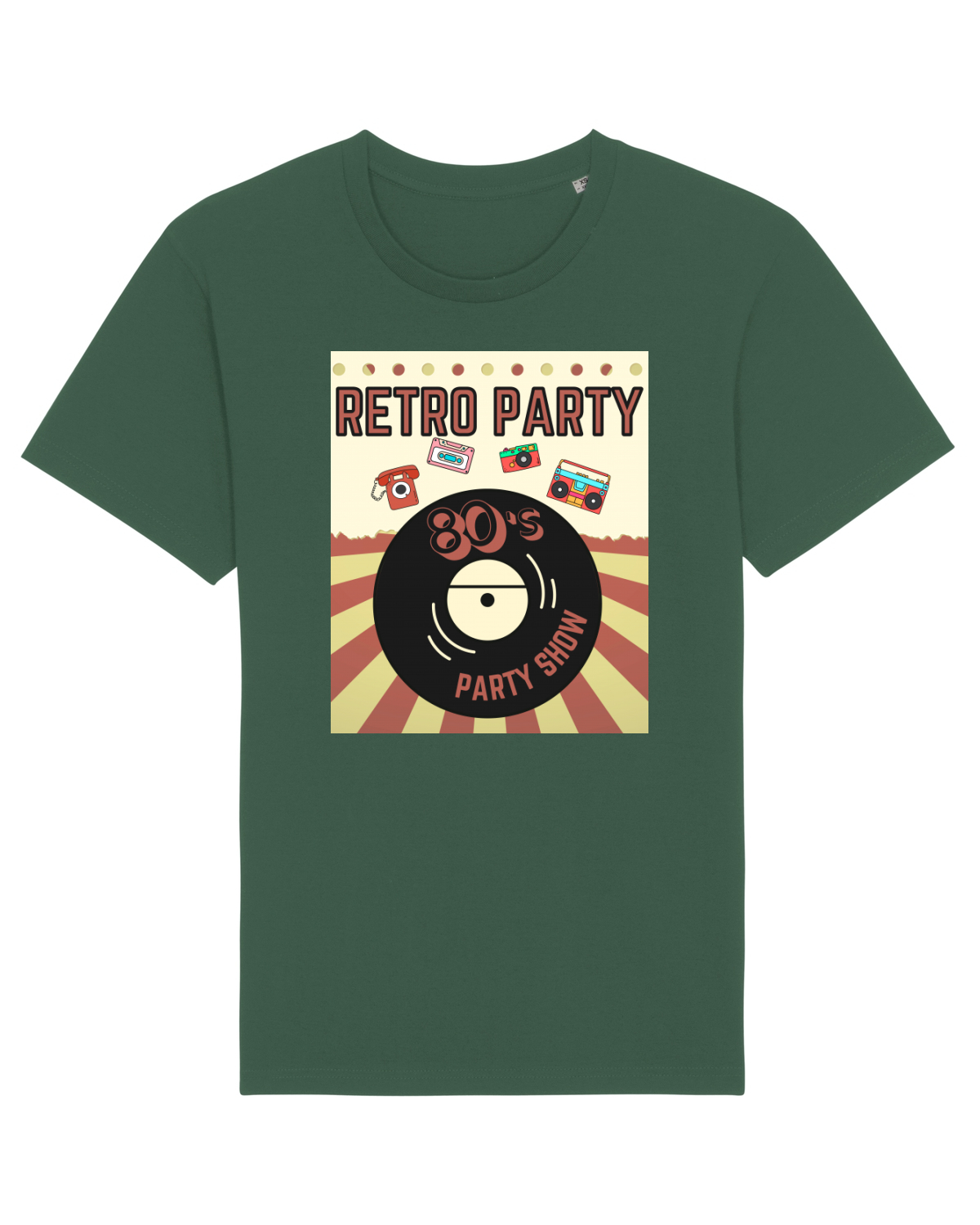 Tricou mânecă scurtă Unisex Rocker Bottle Green