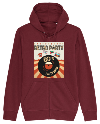 Retro party Burgundy