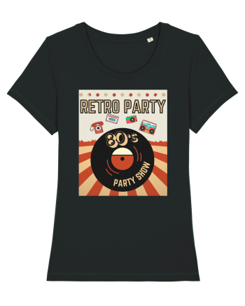 Retro party Black