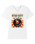 Retro party Tricou mânecă scurtă guler V Bărbat Presenter