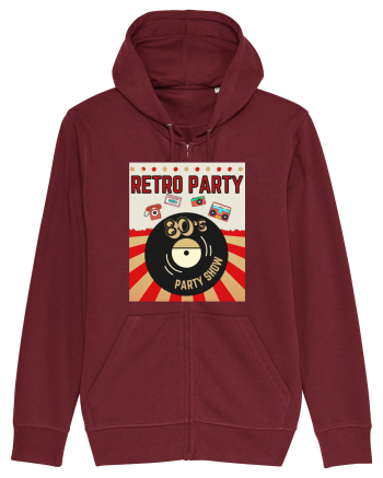 Retro party Burgundy