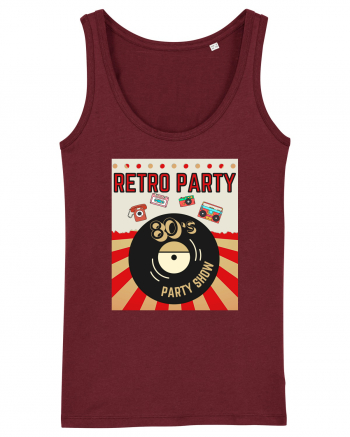 Retro party Burgundy