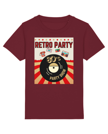 Retro party Burgundy