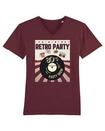 Retro party Burgundy
