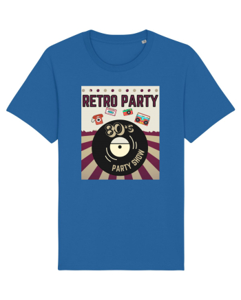 Retro party Royal Blue