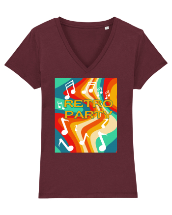 Retro party Burgundy