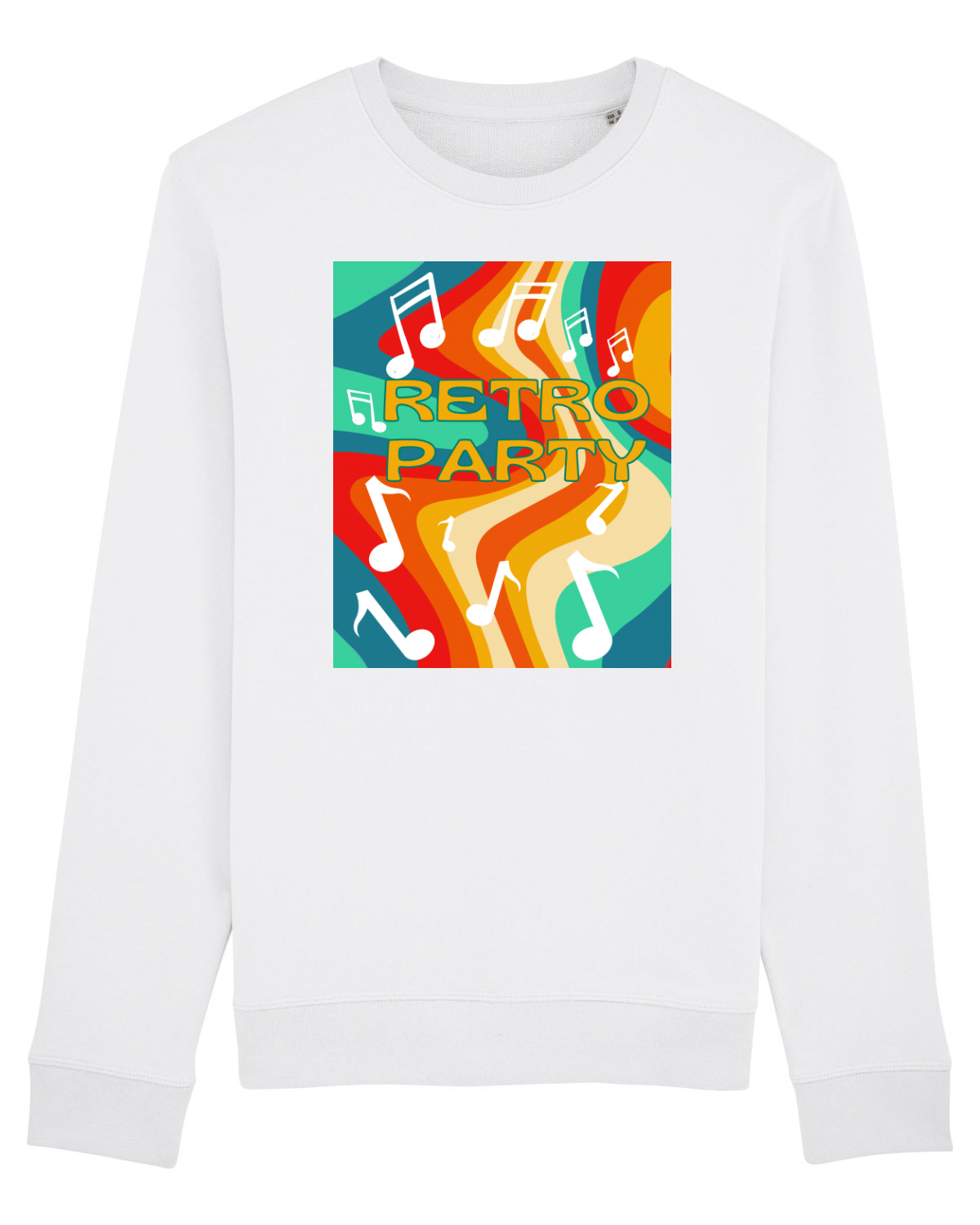 Bluză mânecă lungă Unisex Rise White