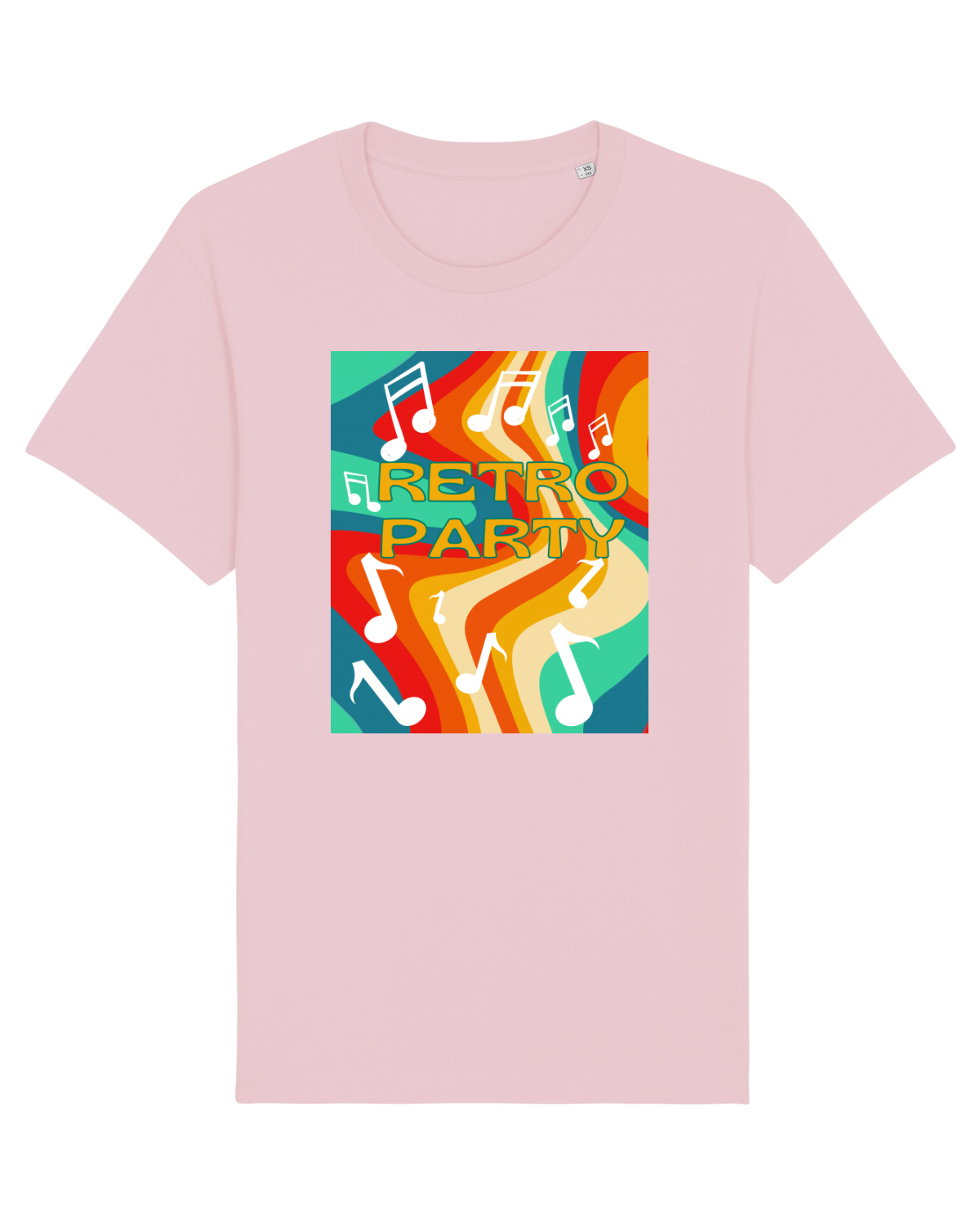 Tricou mânecă scurtă Unisex Rocker Cotton Pink