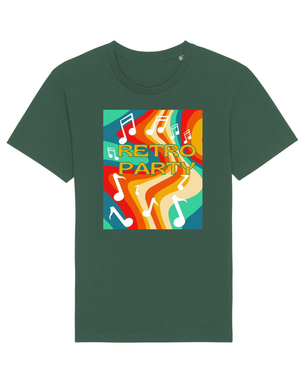 Tricou mânecă scurtă Unisex Rocker Bottle Green