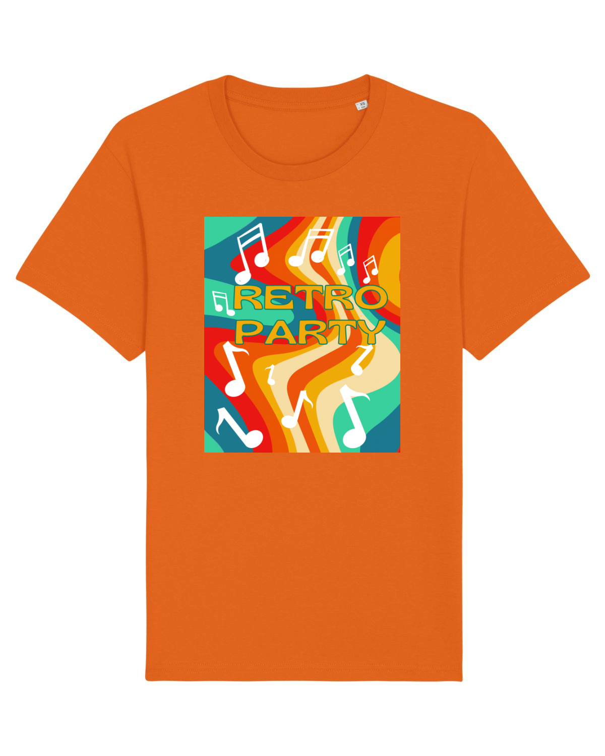 Tricou mânecă scurtă Unisex Rocker Bright Orange