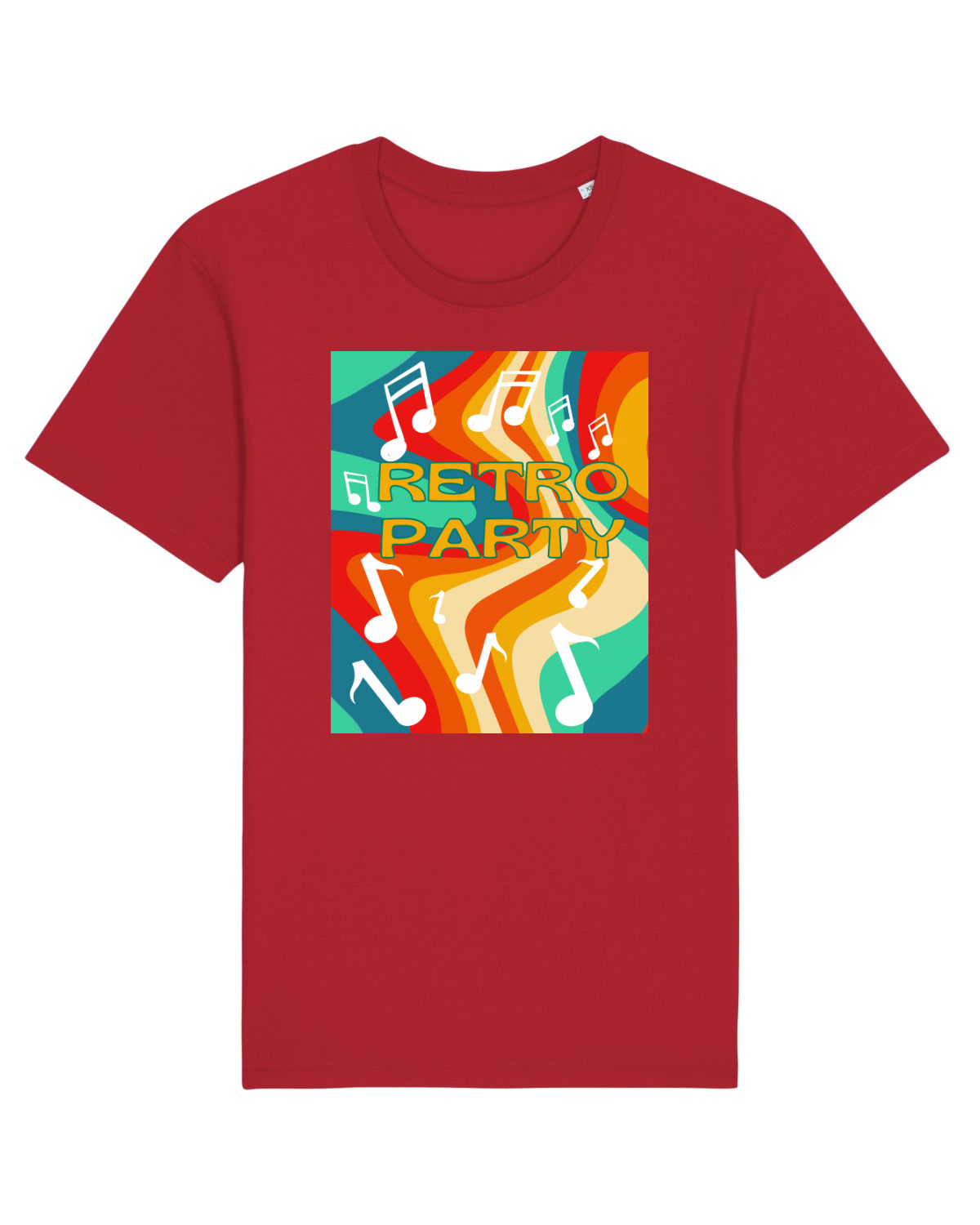 Tricou mânecă scurtă Unisex Rocker Red