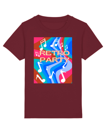 Retro party Burgundy
