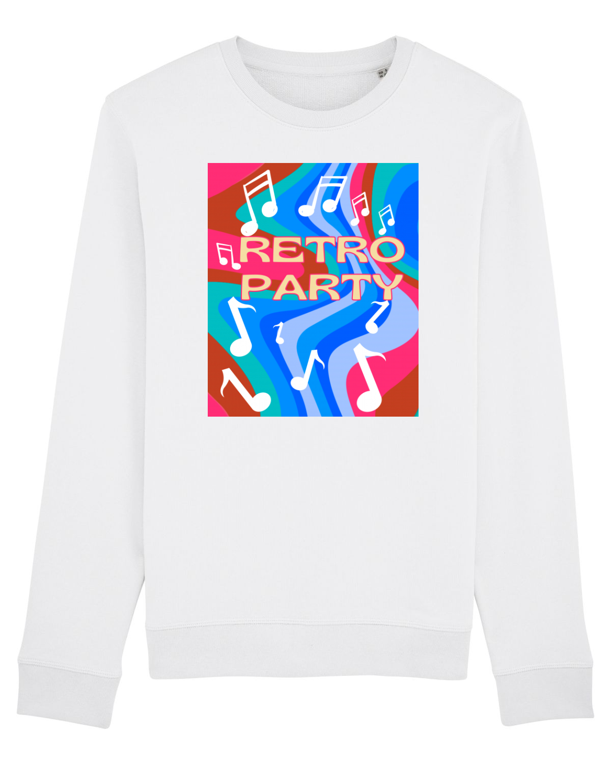Bluză mânecă lungă Unisex Rise White