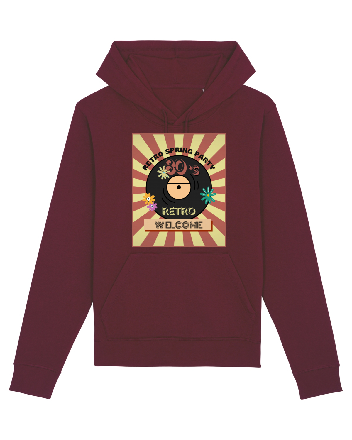 Hanorac Unisex Drummer Burgundy