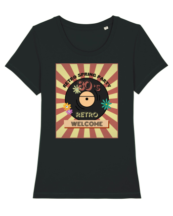 Retro party Black
