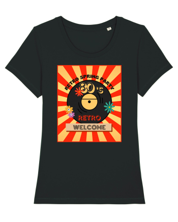 Retro party Black
