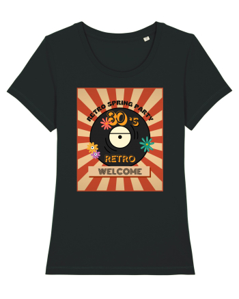 Retro party Black