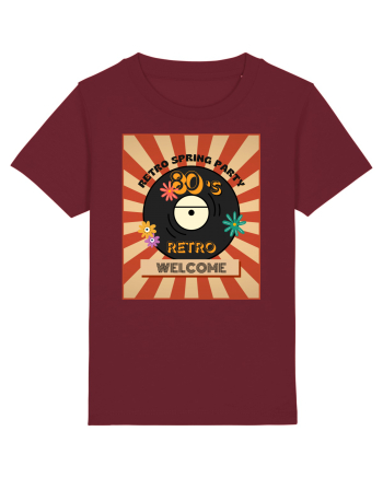 Retro party Burgundy