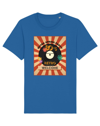 Retro party Royal Blue