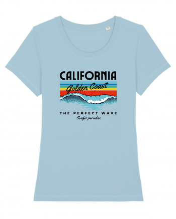 California Surfing Sky Blue