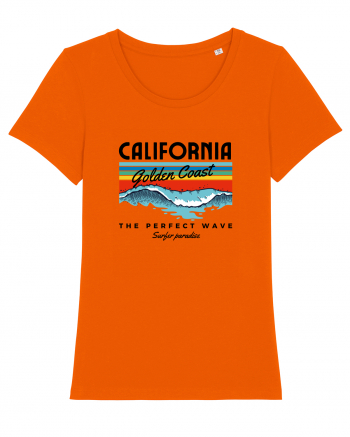 California Surfing Bright Orange