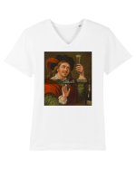 Salud! Tricou mânecă scurtă guler V Bărbat Presenter