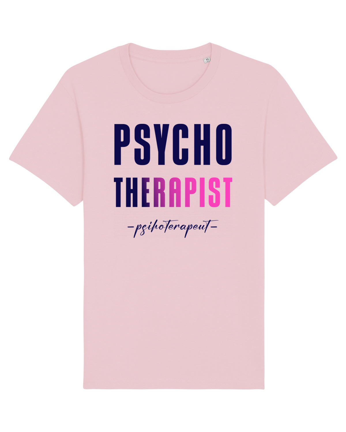 Tricou mânecă scurtă Unisex Rocker Cotton Pink