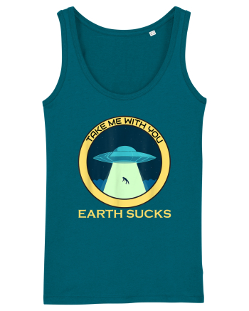 Earth Sucks Take Me With You Funny Alien Ocean Depth