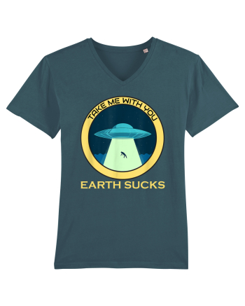 Earth Sucks Take Me With You Funny Alien Stargazer