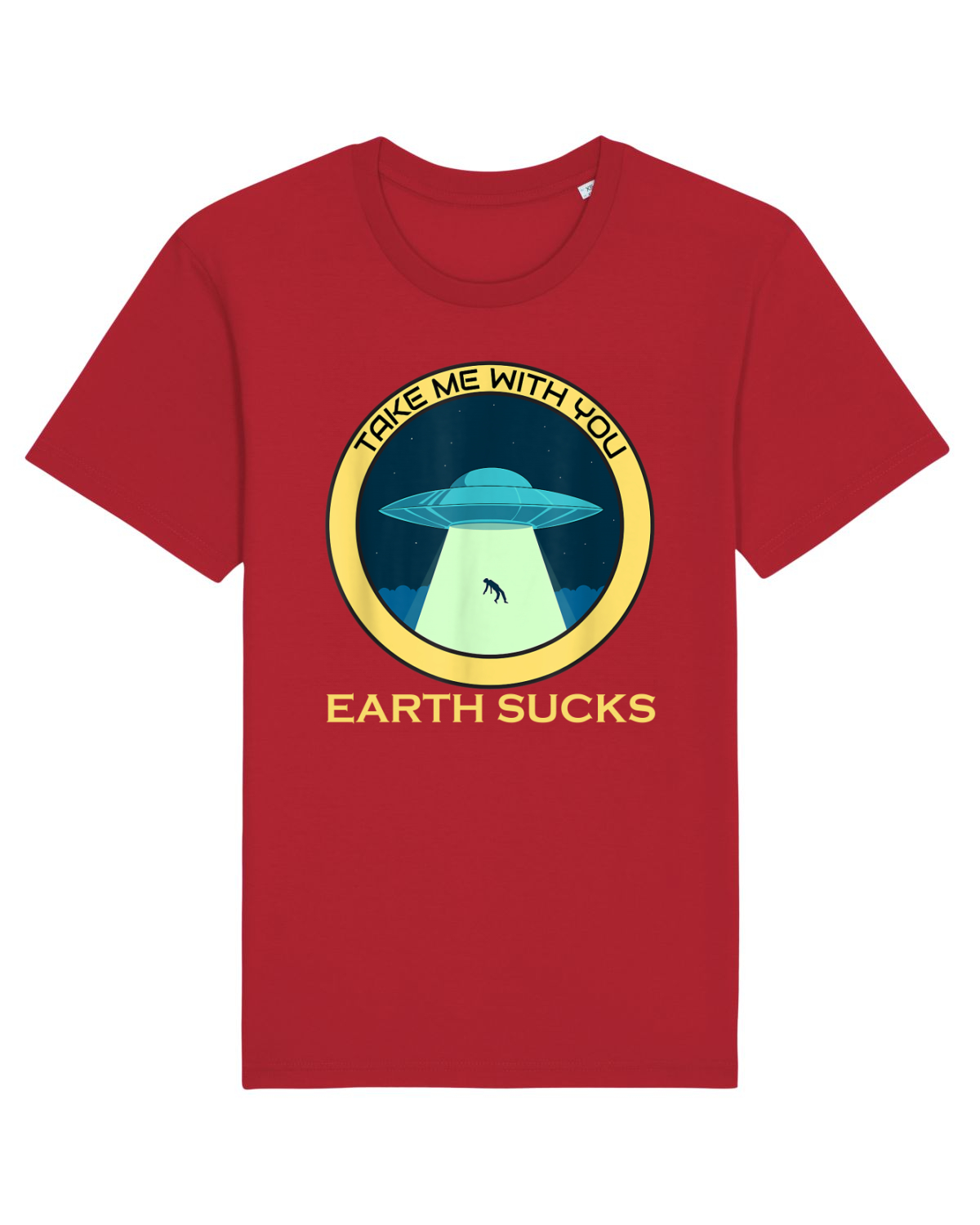 Tricou mânecă scurtă Unisex Rocker Red