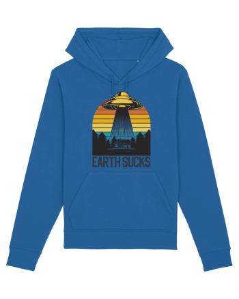 Earth Sucks Take Me With You Funny Alien Abduction Royal Blue