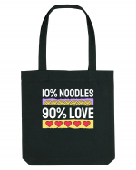 10% Noodles 90% Love Sacoșă textilă