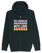 10% Noodles 90% Love Hanorac cu fermoar Unisex Connector