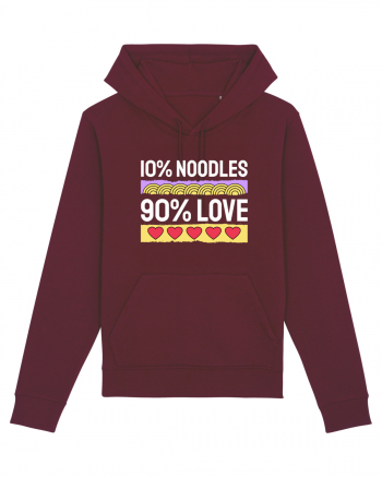 10% Noodles 90% Love Burgundy