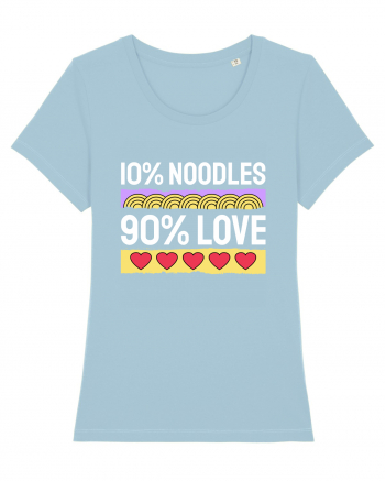 10% Noodles 90% Love Sky Blue