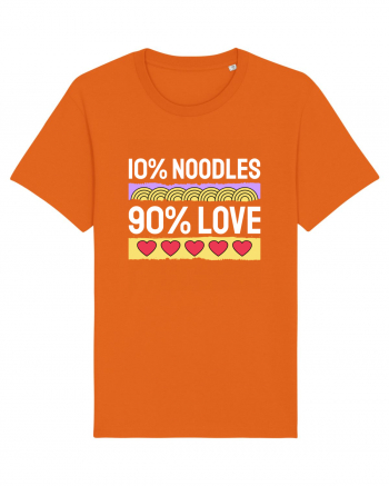 10% Noodles 90% Love Bright Orange