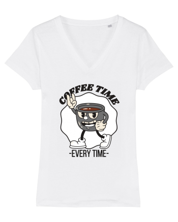 Coffee Time Every Time White
