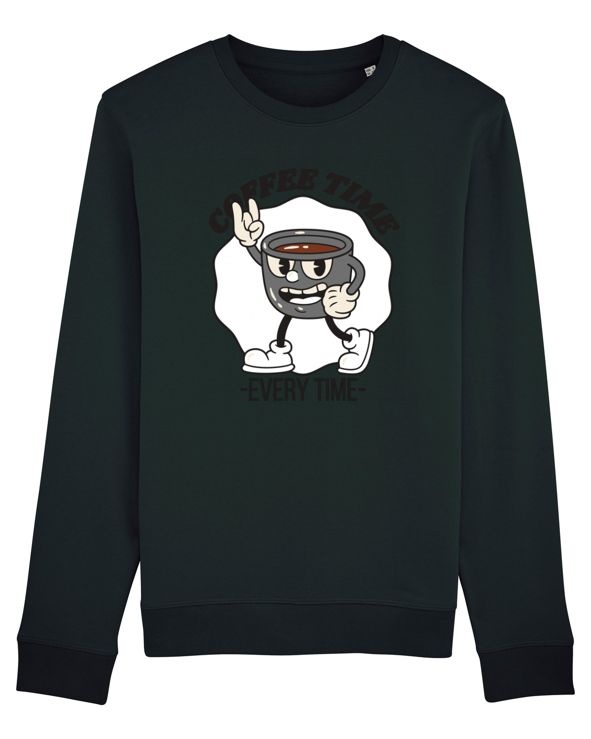 Bluză mânecă lungă Unisex Rise Black