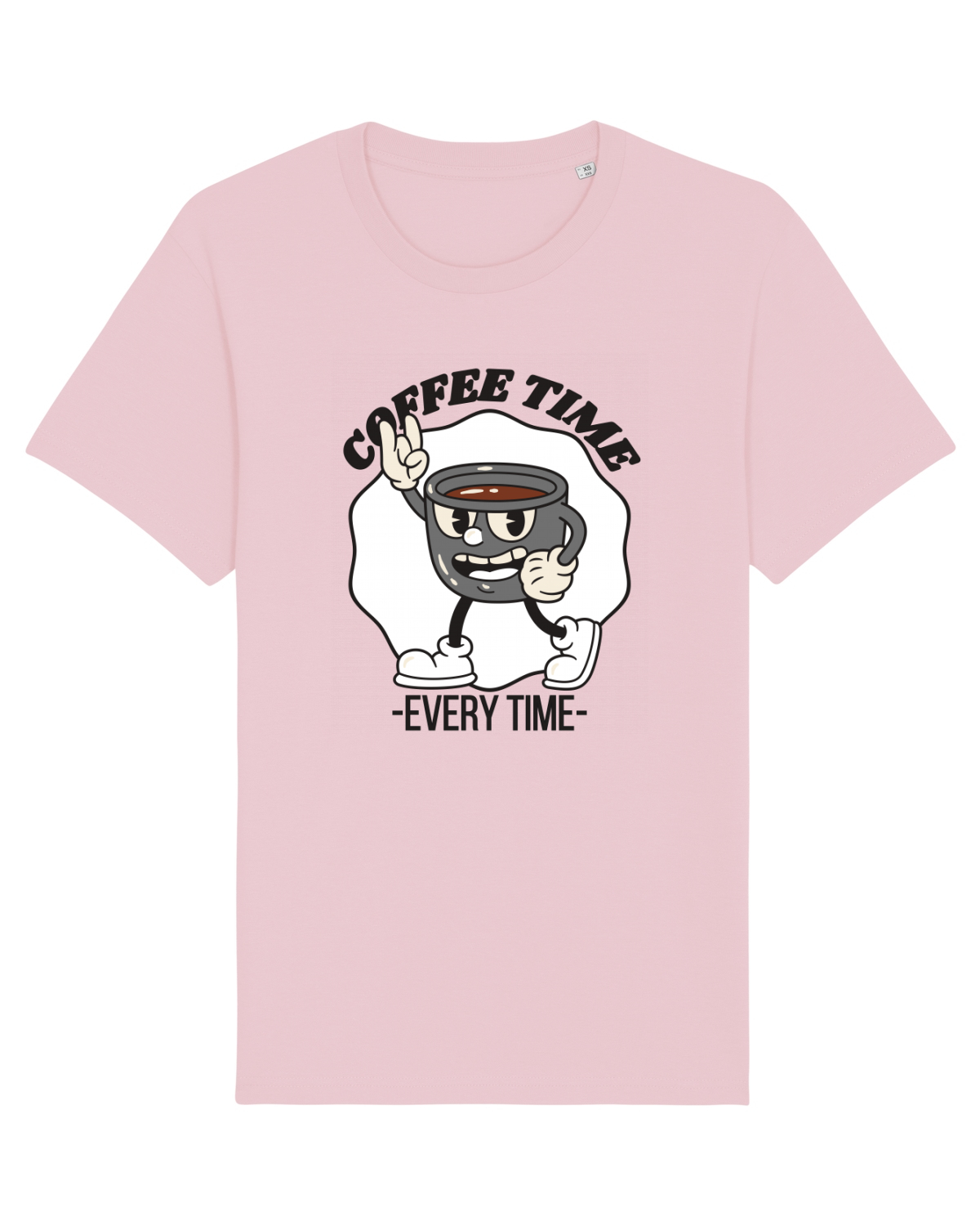 Tricou mânecă scurtă Unisex Rocker Cotton Pink