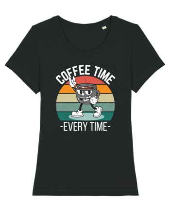 Coffee Time Every Time Black