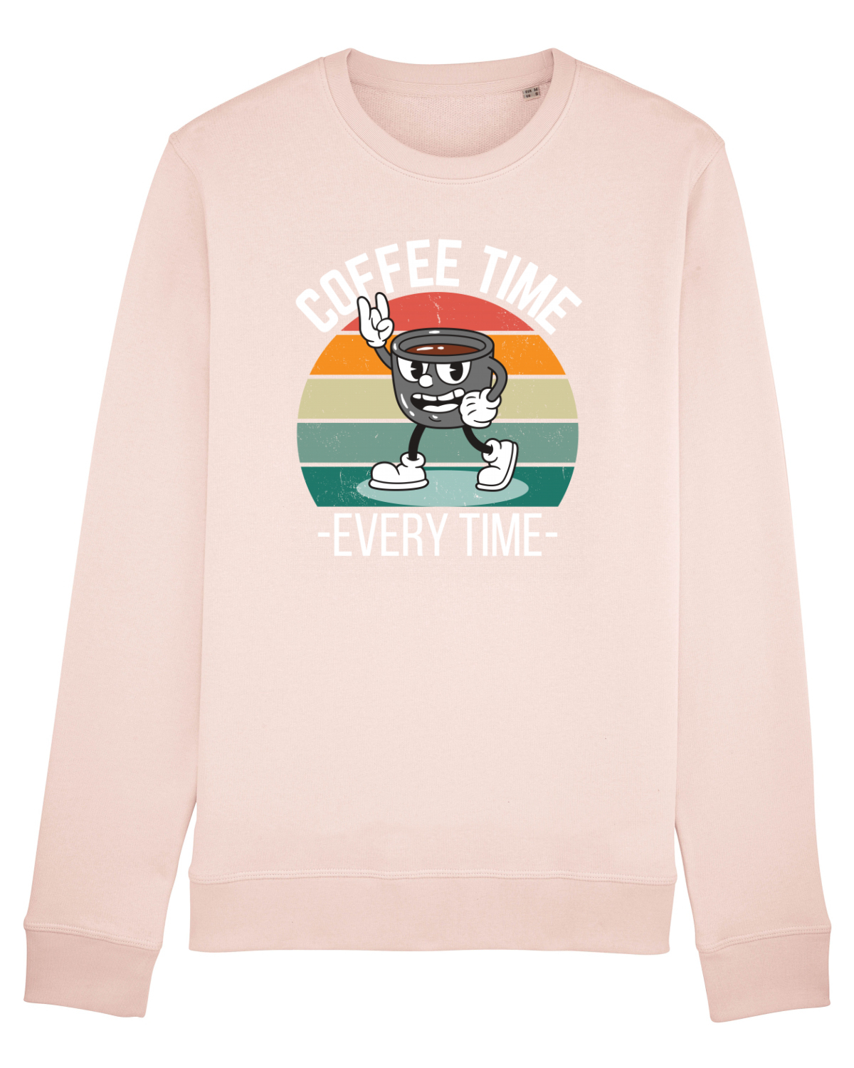 Bluză mânecă lungă Unisex Rise Candy Pink