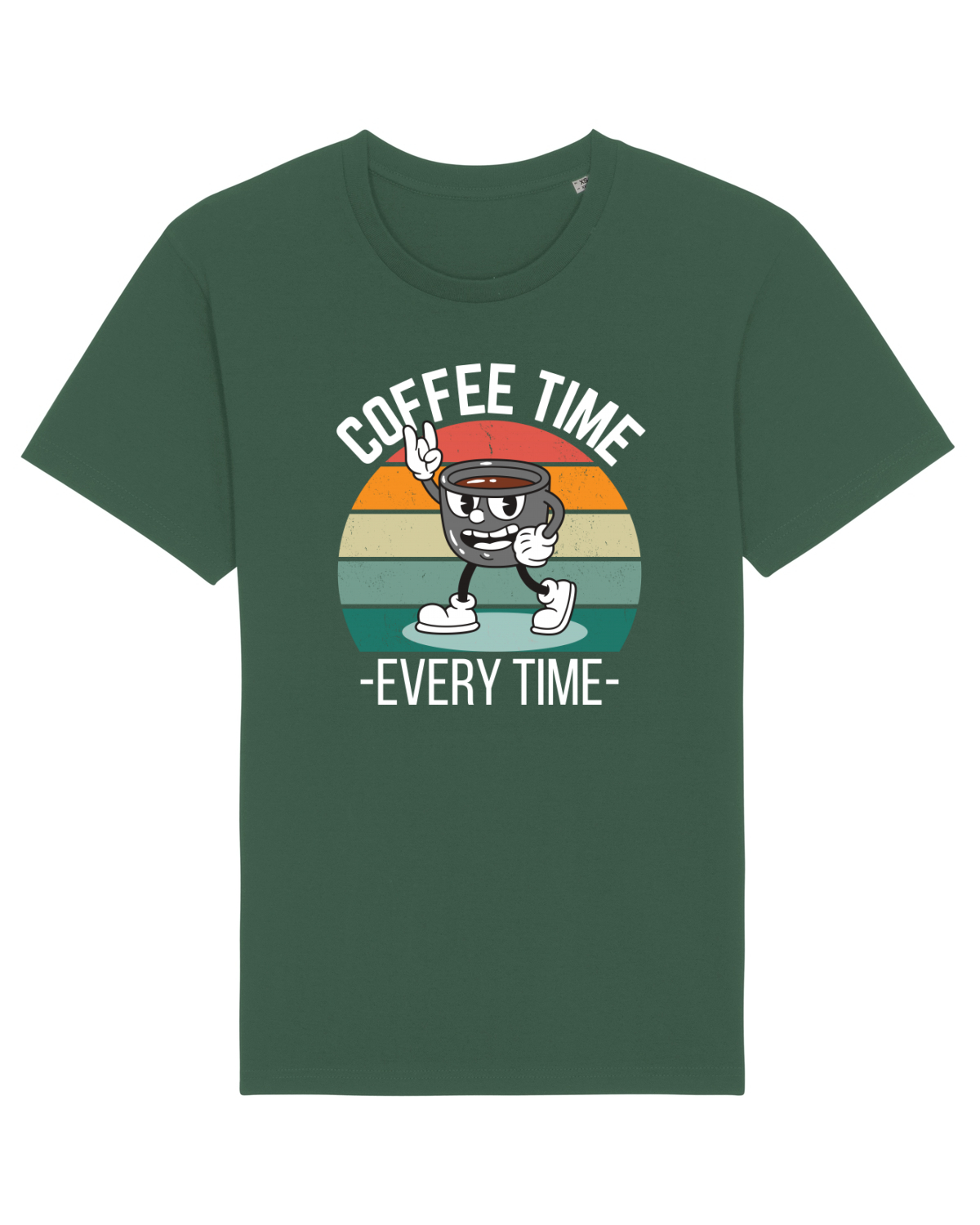 Tricou mânecă scurtă Unisex Rocker Bottle Green