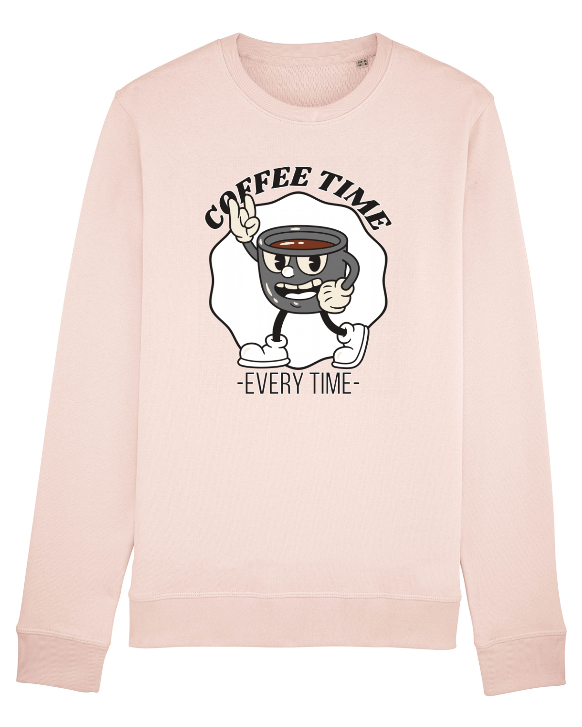 Bluză mânecă lungă Unisex Rise Candy Pink