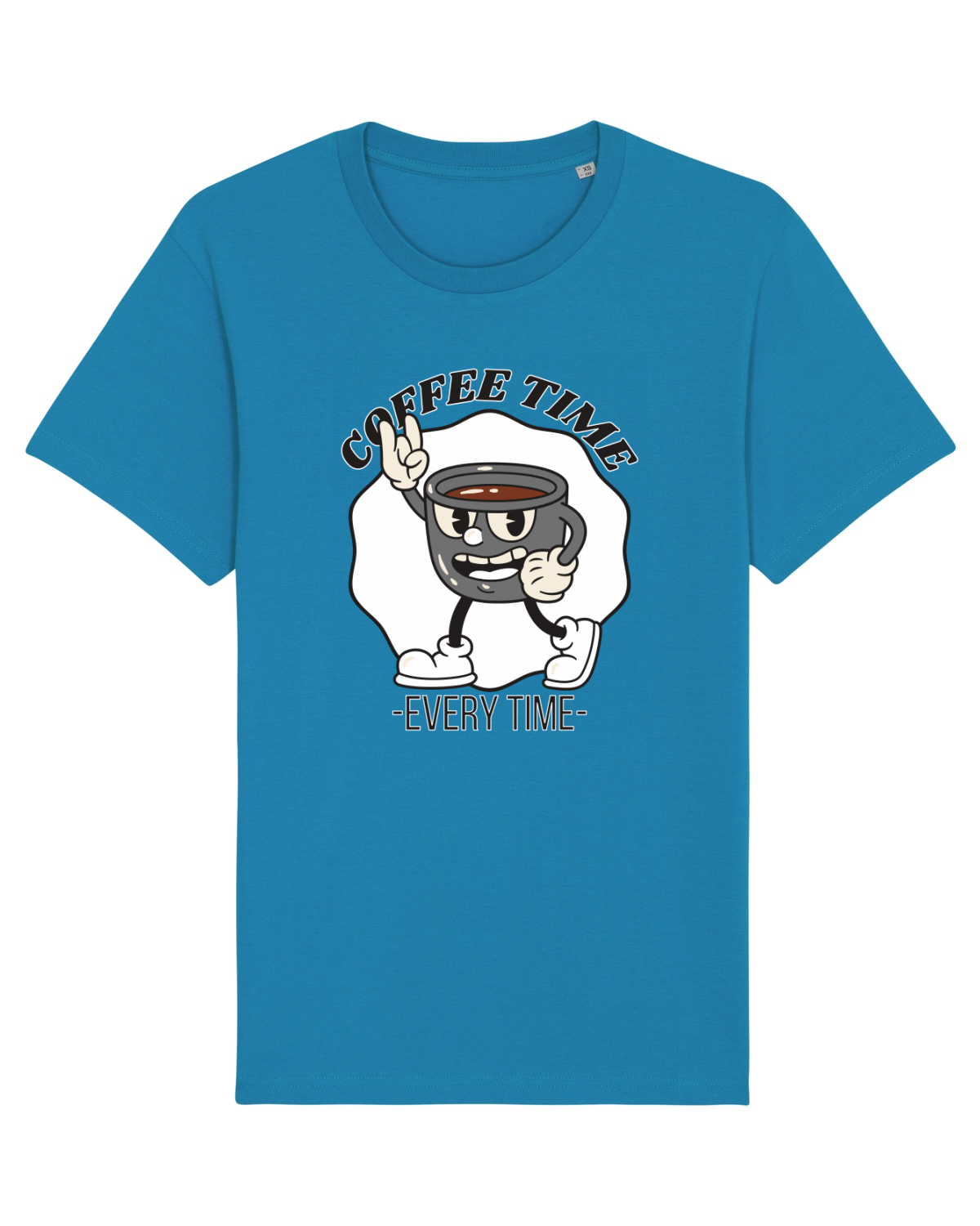 Tricou mânecă scurtă Unisex Rocker Azur