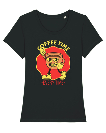 Coffee Time Every Time Black