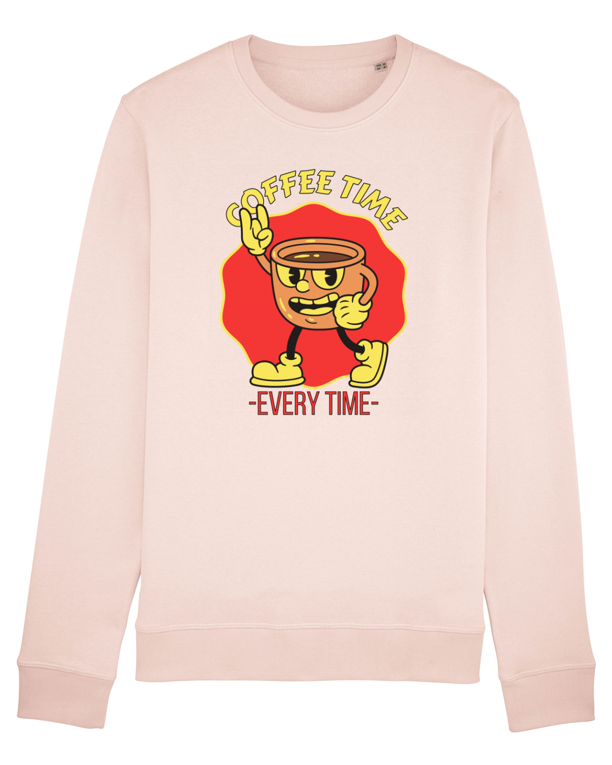 Bluză mânecă lungă Unisex Rise Candy Pink